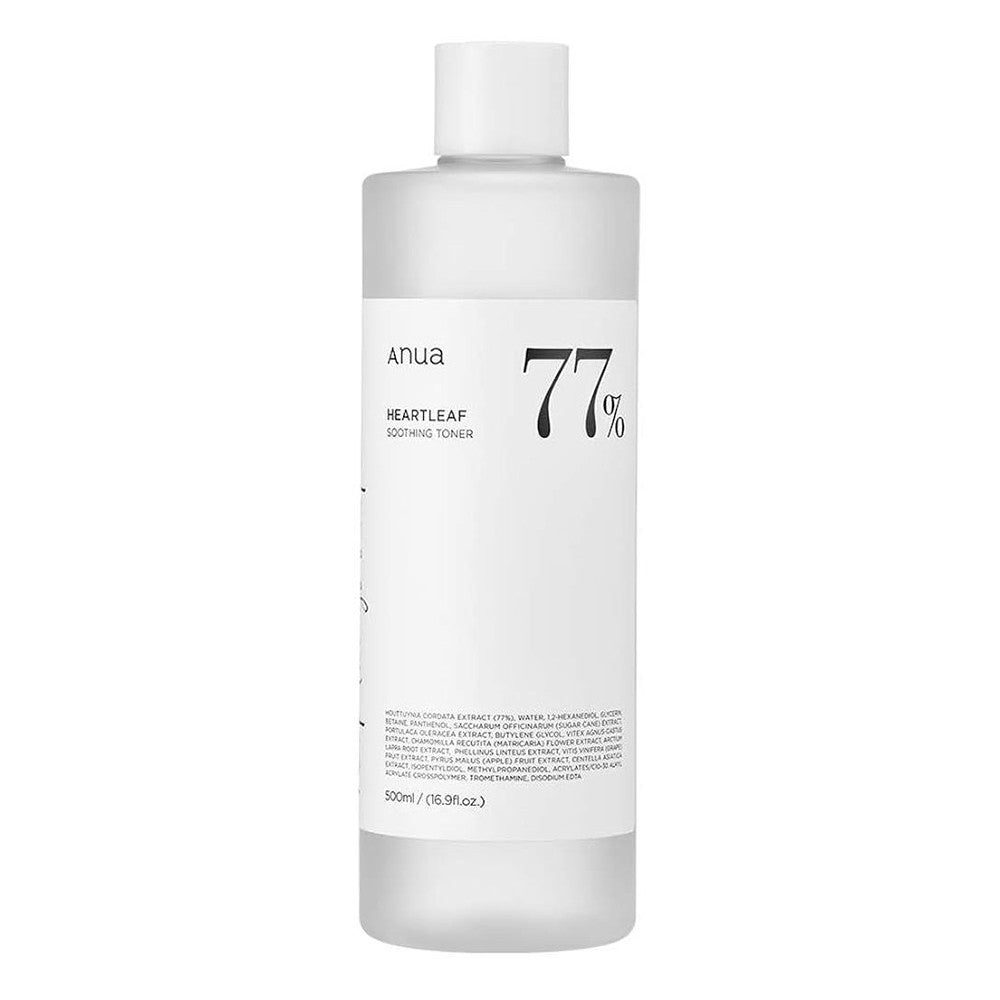 Anua Heartleaf 77% Soothing Skin Toner 16.9Oz (500ml)
